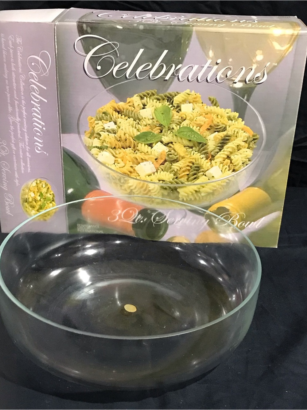 Clear Glass Serving Bowl - Clear